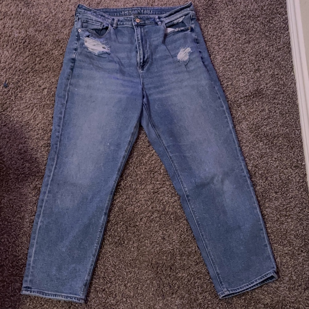 American Eagle Outfitters Blue Jeggings Medium Wash